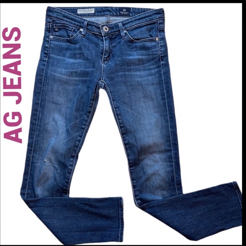 AG JEANS The Stevie Ankle Slim straight leg jeans
